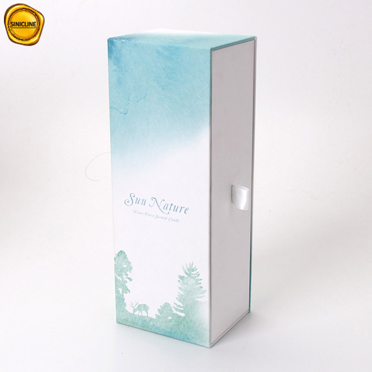 Luxe verpakking Gift Candle Jar Boxes Custom Fancy Design Logo Stijve Paper Candle Box